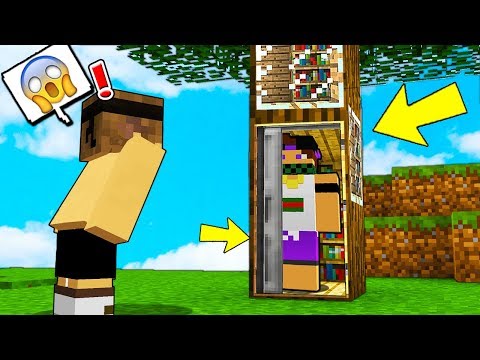 COME VIVERE DENTRO UN ALBERO SENZA HACK! - Minecraft ITA
