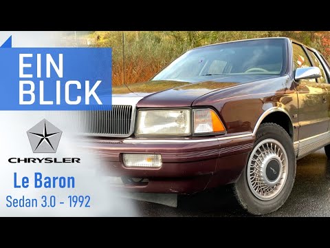 Chrysler Le Baron Sedan 3.0 - Was kann der Mittelklasse "Ami"? Vorstellung, Test & Kaufberatung