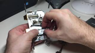(155) Lewis 3 Lever Door Lock Picked with Wires and Gutted