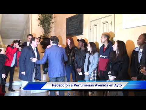 Recepción a Perfumerías Avenida en el Ayuntamiento de Salamanca