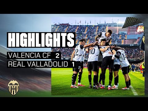 VALENCIA CF 2 - 1 REAL VALLADOLID | MATCH HIGHLIGHTS - MATCHDAY 27 OF LALIGA EA SPORTS 2024-2025