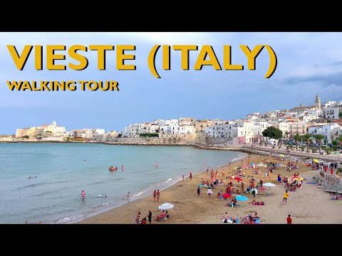 Visit Vieste, best thing to see and do (Walking tour in 4k) 2023