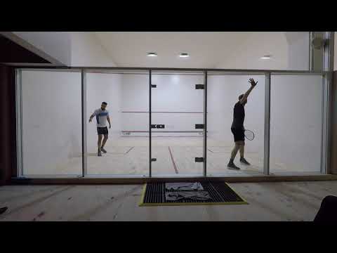 NY Squash Pro Series - Game 1 - Rasmus Hult vs Vikram Malhotra