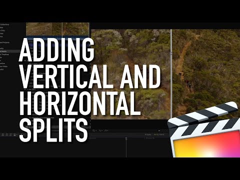 How to Add Vertical and Horizontal Splits in Final Cut Pro X FCPX
