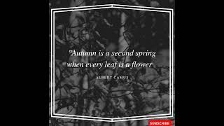 Autumn is a second spring|status video|#shorts#shortvideo#short#quotation#quotes in English#viral