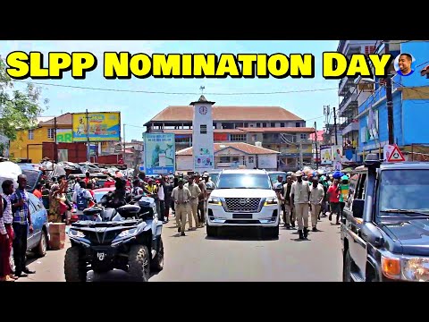The SIERRA LEONE PEOPLES PARTY (SLPP) Nomination Day - 🇸🇱 VLog - Explore With Triple-A
