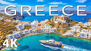 Greece 4K UHD 🇬🇷 Explore Ancient Ruins, Islands and Turquoise Seas | VIDEO 4K UHD