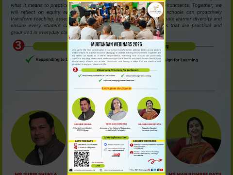  Muktangan Webinar 3 | Classroom Practices for Inclusion