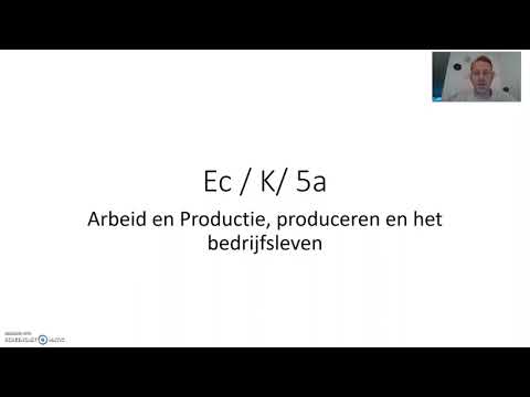 ECK5a: Arbeid en inkomen