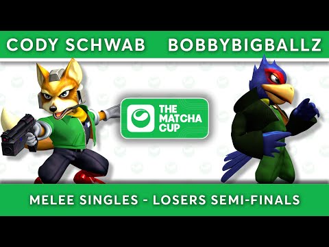 🍵Matcha Cup #1 | Cody Schwab (Fox) vs bobby big ballz (Falco) | SSBM Melee Losers Semis