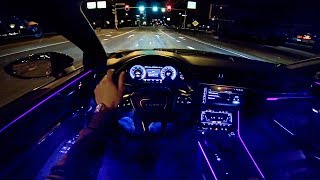 2019 AUDI A7 Sportback | NIGHT Drive POV | AMBIENT Lighting by AutoTopNL