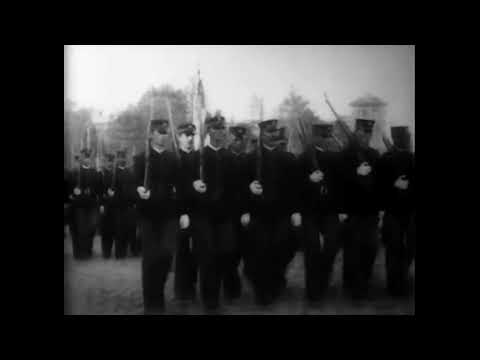 1898 - Parade of Marines, U.S. cruiser "Brooklyn" - James White; William Heise (Edison Studios)