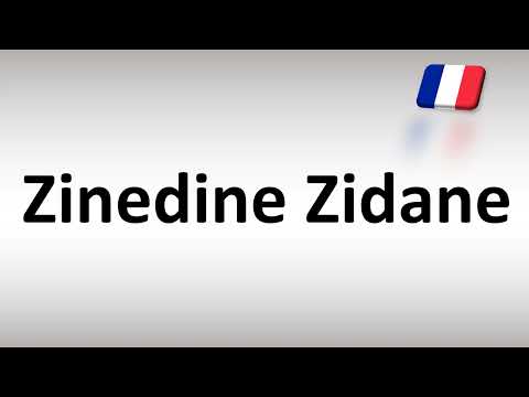 How to Pronounce Zinedine Zidane