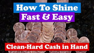 Simple Way To Clean & Shine 95% Copper Pennies