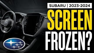 Why Your Subaru Screen Keeps Freezing (And the Free Fix)