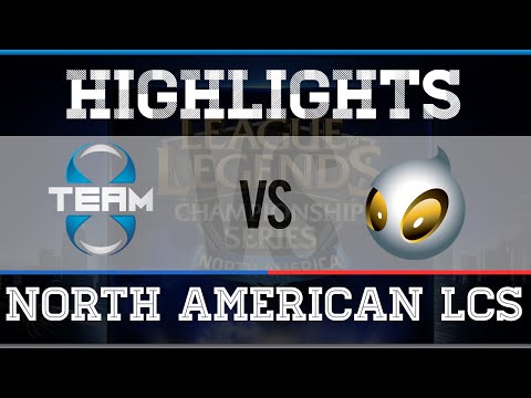 NA LCS Spring 2015 Highlights : Team 8 vs Team Dignitas (W6D2)