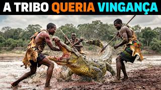 Tribo MAIS PERIGOSA da África ENFRENTA CROCODILO gigante