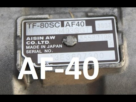 How to change oil in AF-40, TF-80SC gearbox Vectra Astra Zafira Alfa Romeo Mondeo