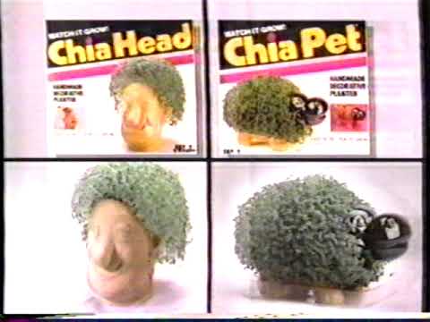 1996 Chia Pet "The pottery that grows - Ch Ch Chia - It's easy" TV Commercial