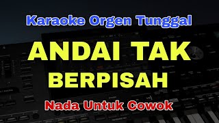 Download lagu ANDAI TAK BERPISAH - KARAOKE DANGDUT ORGEN TUNGGAL (NADA COWOK) mp3