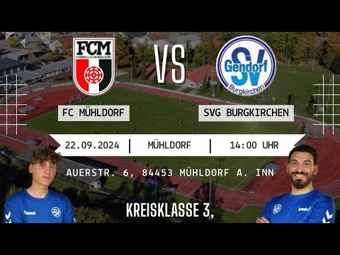 FC Mühldorf e.V. : SV Gendorf Burgkirchen (6. Spieltag | Kreisklasse 3)