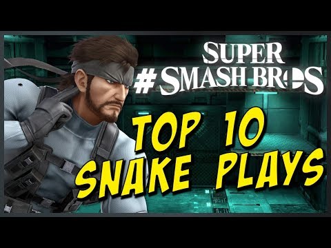 Top 10 Snake Plays | Super Smash Bros Ultimate