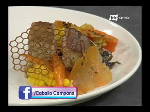 Hoy preparamos lomo de cerdo con vegetales glaseados