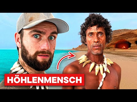 I meet a real caveman! (it's crazy)