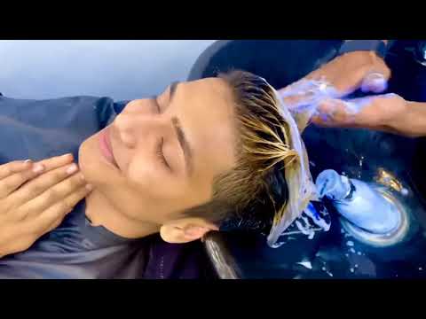 Men´s hair DYE TRANSFORMATION - Brown  To Silver