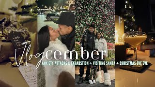 VLOGCEMBER WEEK 4 | VISITING SANTA + ANXIETY ATTACKS + CHRISTMAS MARKETS + WE FOUND OUR XMAS PJS!