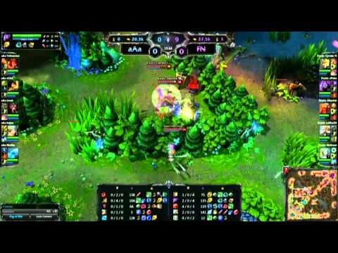 Fnatic Vs aAa Game 1 League of Legends Season One Championship Dreamhack