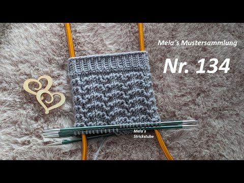 Sock pattern no. 134 - Knitting pattern in the round / knitting sock pattern