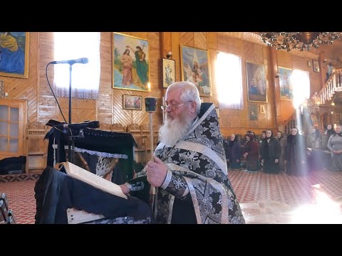 Canonul mare a Sfântului Andrei Criteanul la biserica Sf. Nicolae din Voloca, 2023, a treia zi