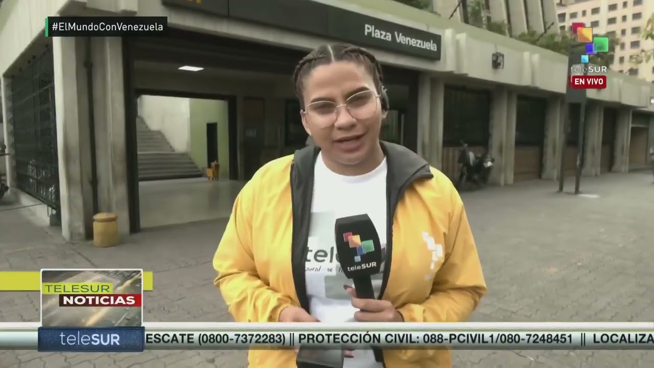 Media hora de transmisión en vivo de Telesur este 30 junio a las 9:30 a.m., terremotos en Venezuela