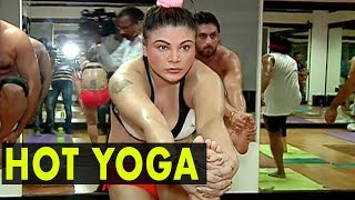 Rakhi Sawant Gives HORNY Expressions While Doing Yoga!