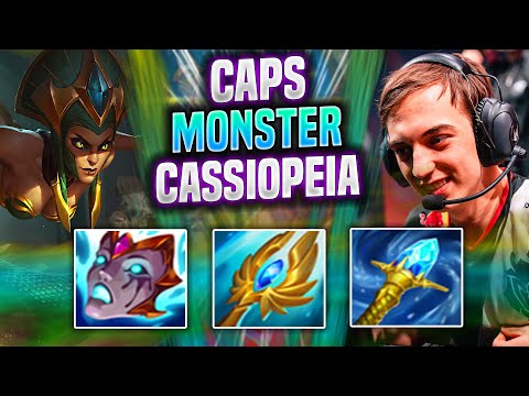 CAPS IS A MONSTER WITH CASSIOPEIA! - G2 Caps Plays Cassiopeia Mid vs Ryze! Season 2022