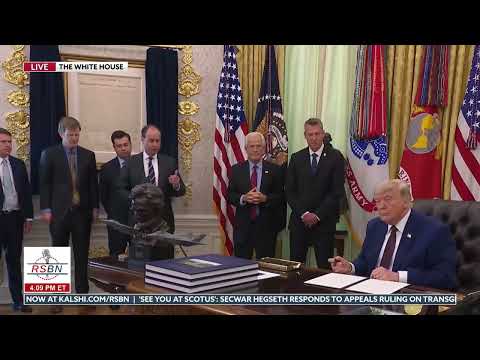 WATCH: President Trump Signs Executive Orders on Customs ...