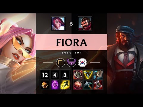 Fiora Top vs Graves: Rampage - KR Master Patch 14.24