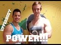 Natural Bodybuilder commentary |Upperbody Power Workout with something new :)
