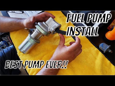 289 302 Ford Mustang fuel pump install - all classic V8 pony’s should have this pump! #bestupgrade