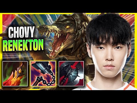CHOVY IS A MONSTER WITH RENEKTON! - GEN Chovy Plays Renekton MID vs Sylas! | Preseason 2022