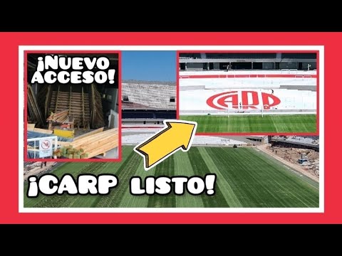 🏗🎨¡Así quedó pintado el CARP en la centenario baja inferior! + Nuevo acceso en la popular sivori🏟