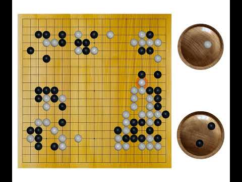 Fujisawa Hosai(9p) - Takagawa Shukaku(9p), 1965-02-17,18, 4th Old Meijin, Result: W+R
