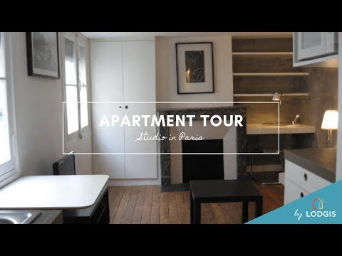 Apartment Tour // Furnished  18m2 in Paris – Ref : 1030271