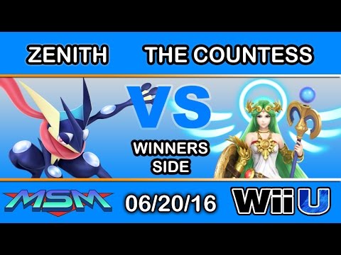 MSM 55 - Zenith (Greninja) Vs. Ronin | The Countess (Palutena) Winners Side