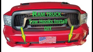 Ram Truck Tow Hooks Install | How to DIY
