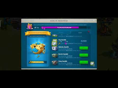 Rise Of Kingdoms 21 gold chests - 2155K