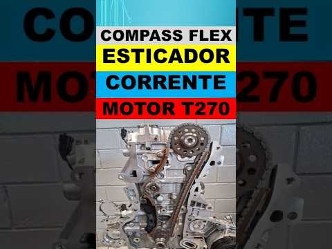 Esticador da corrente do motor T270 Compass flex Toro Renegade sistema de distribuição do T270