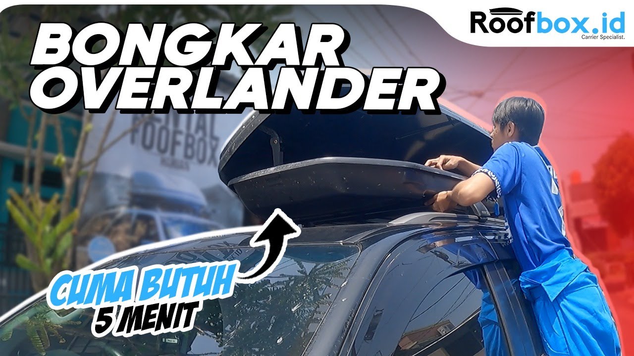 Bongkar Roofbox Whale Overlander #whalecarrier