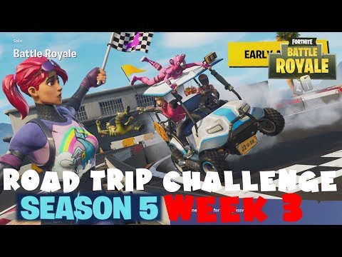 SECRET Battle Star Week 3 - Road Trip Challenge Guide - Fortnite Battle Royale Season 5